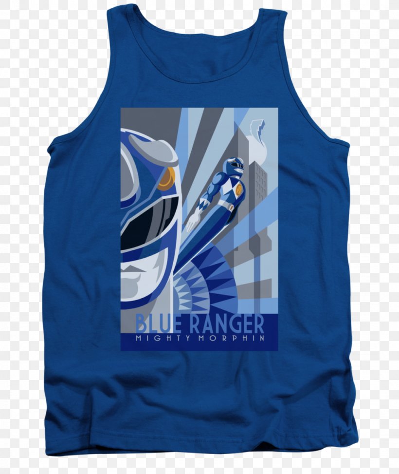 Billy Cranston T-shirt Gilets Top Sleeveless Shirt, PNG, 1078x1280px, Billy Cranston, Active Shirt, Active Tank, Blue, Brand Download Free