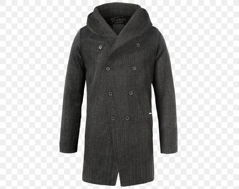 Overcoat Sweater Jacket Glove, PNG, 650x650px, Coat, Black, Button, Fur, Gabardine Download Free