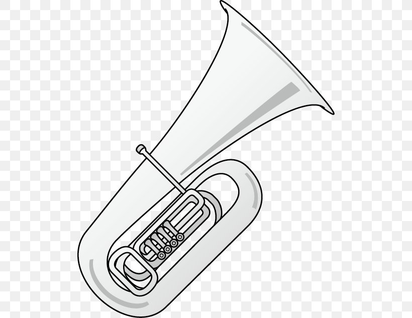 Types Of Trombone Tuba Mellophone Saxhorn Euphonium, PNG, 512x633px, Types Of Trombone, Alto Horn, Black And White, Brass Instrument, Brass Instruments Download Free