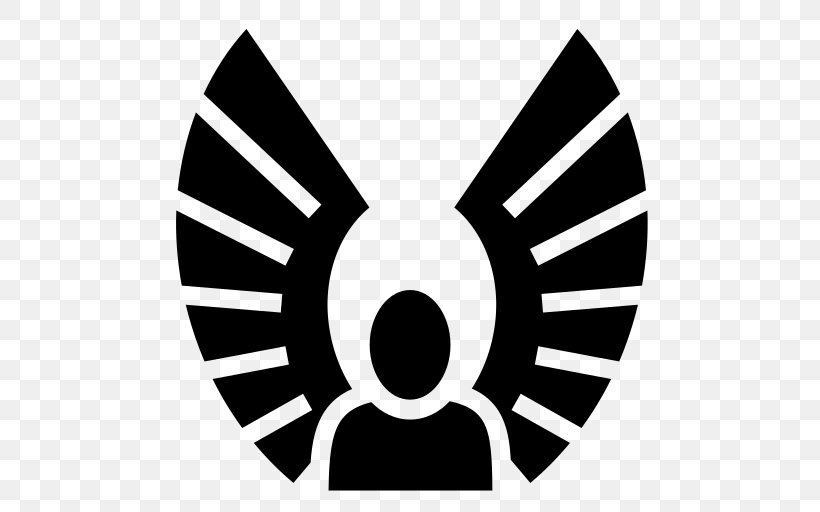 Clip Art, PNG, 512x512px, Computer Software, Angel, Black, Black And White, Logo Download Free