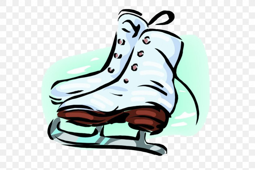 simple ice skate drawing