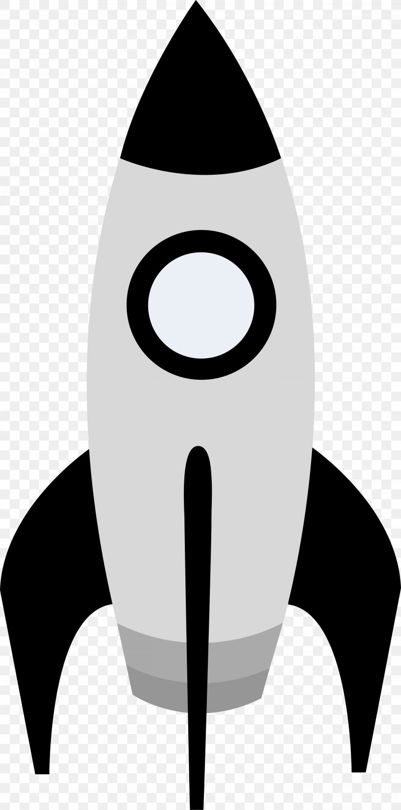 Spacecraft Rocket Clip Art, PNG, 2716x5482px, Spacecraft, Animation, Black And White, Cartoon, Free Content Download Free