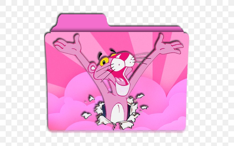 The Pink Panther Photography Birthday Cartoon, PNG, 512x512px, Pink Panther, Birthday, Cartoon, Computer, Fictional Character Download Free