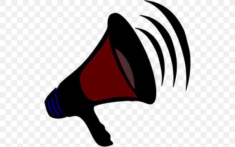 Megaphone Siren Sound Clip Art, PNG, 512x512px, Megaphone, Shoe, Siren, Sound, Sound Effect Download Free