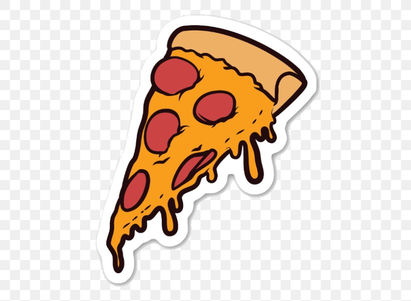 Sticker Decal Drawing Polyvinyl Chloride Pizza, PNG, 720x602px, Sticker, Adhesive, Advertising, Artwork, Brand Download Free