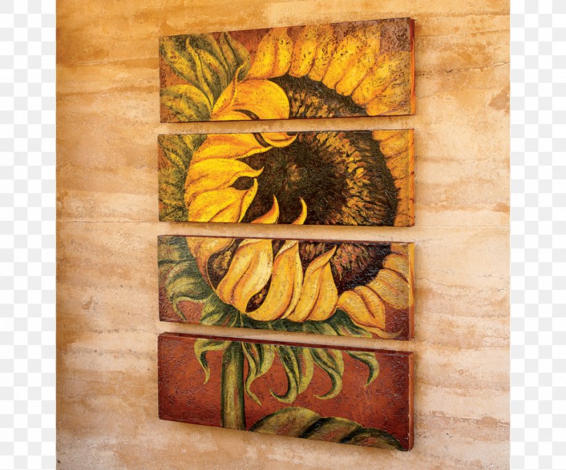 Wall Decal Painting Common Sunflower Art, PNG, 960x798px, Wall Decal, Art, Bathroom, Canvas, Canvas Print Download Free
