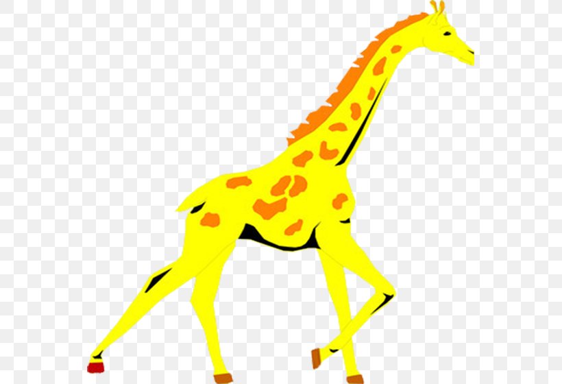 Giraffe Cartoon Penguin, PNG, 565x560px, Giraffe, Animal, Animal Figure, Area, Art Download Free