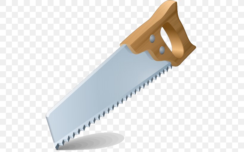 Hand Saw Hand Tool Clip Art, PNG, 512x512px, Saw, Blade, Circular Saw, Cold Weapon, Graphic Arts Download Free
