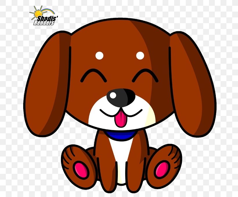 Puppy Dog Breed Kavaii Clip Art, PNG, 680x680px, Watercolor, Cartoon, Flower, Frame, Heart Download Free