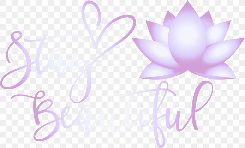Stay Beautiful Fashion, PNG, 3000x1814px, Stay Beautiful, Fashion, Floral Design, Lavender, Logo Download Free
