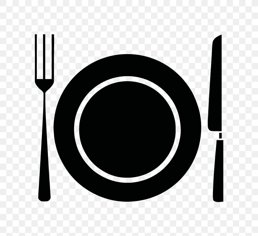 Circle Line Font Frying Pan Cutlery, PNG, 750x750px, Circle, Blackandwhite, Cutlery, Frying Pan, Line Download Free