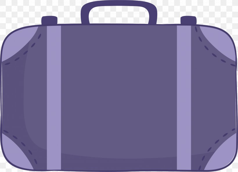 Purple Suitcase Travel, PNG, 3376x2441px, Purple, Artworks, Bag, Brand, Computer Graphics Download Free