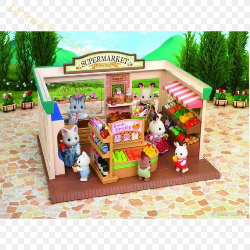 Sylvanian Families Canoe Toy Supermarket Shop, PNG, 1280x1280px, Sylvanian Families, Child, Dollhouse, Family, Playset Download Free
