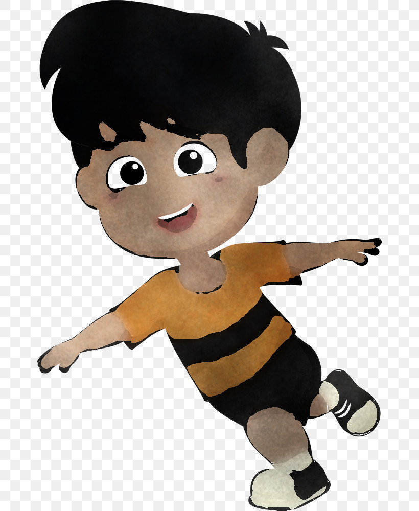Boy Football Soccer, PNG, 674x1000px, Boy, Animation, Black Hair, Cartoon, Child Download Free
