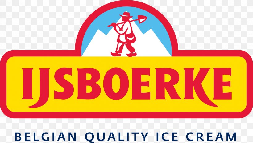 IJsboerke Ice Cream Tielen Organization Logo, PNG, 2362x1338px, Ijsboerke, Area, Banner, Brand, Ice Cream Download Free