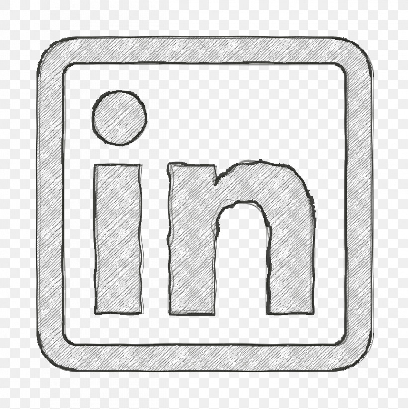 Linkedin Icon Social Media Icon, PNG, 1250x1256px, Linkedin Icon, Black, Hardware Accessory, Line Art, Number Download Free