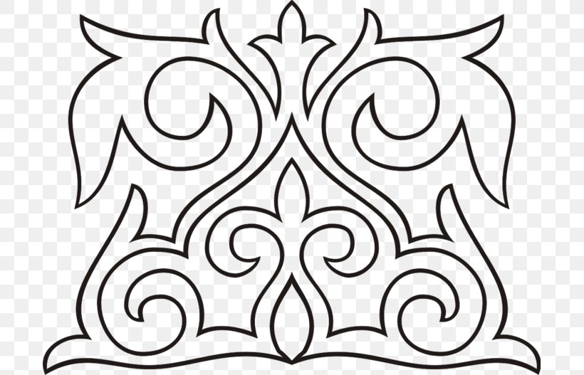 Ornament Drawing Stencil Art Pattern, PNG, 699x527px, Ornament, Area, Art, Artwork, Black Download Free