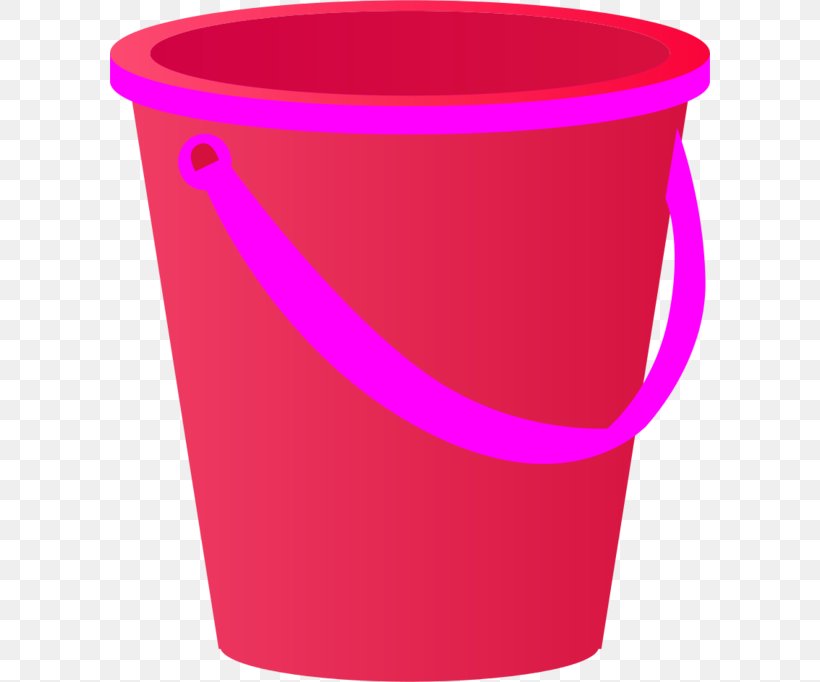 red sand bucket