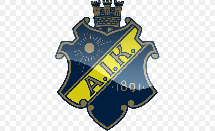 Aik Fotboll Allsvenskan Bk Hacken Dalkurd Ff Sweden Png 500x500px Aik Fotboll Aik If Allsvenskan Badge