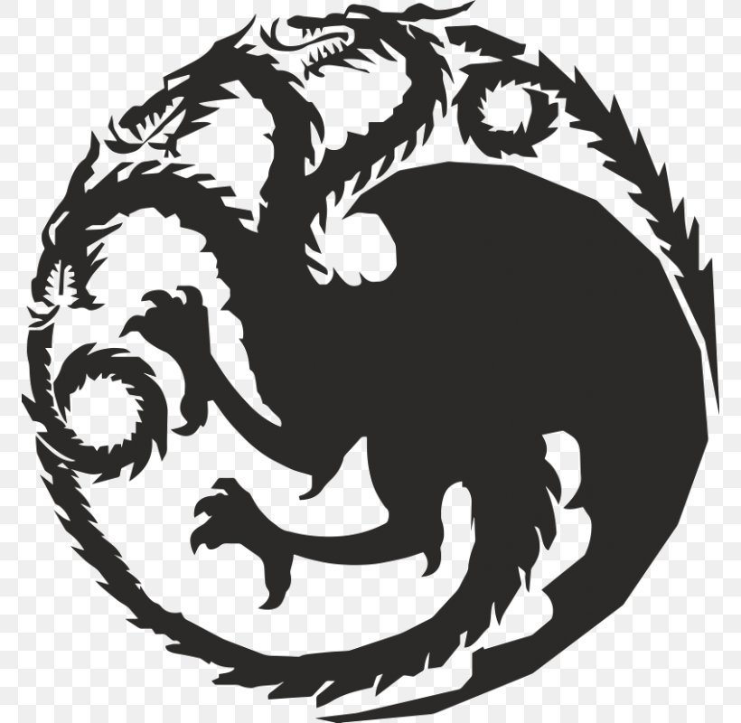 Daenerys Targaryen Tyrion Lannister Robert Baratheon House Targaryen House Stark, PNG, 800x800px, Daenerys Targaryen, Black, Black And White, Carnivoran, Cat Like Mammal Download Free