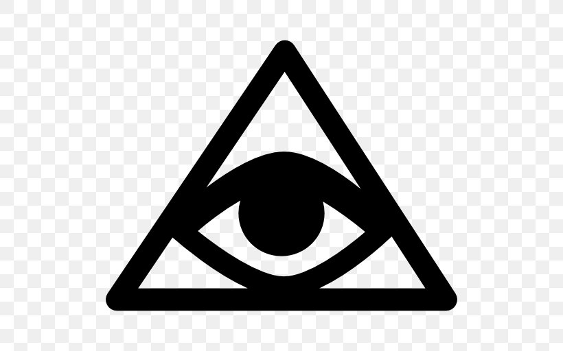 Eye Of Providence Triangle Pyramid Clip Art, PNG, 512x512px, Eye Of Providence, Area, Black And White, Brand, Eye Download Free