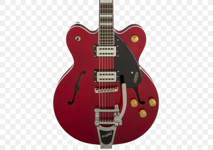 Gretsch G2622T Streamliner Center Block Double Cutaway Electric Guitar Bigsby Vibrato Tailpiece Semi-acoustic Guitar, PNG, 580x580px, Gretsch, Acoustic Electric Guitar, Archtop Guitar, Bigsby Vibrato Tailpiece, Cutaway Download Free