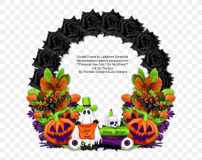 Halloween Film Series Halloweentown Clip Art, PNG, 650x650px, Halloween Film Series, Decor, Floral Design, Flower, Halloween Download Free