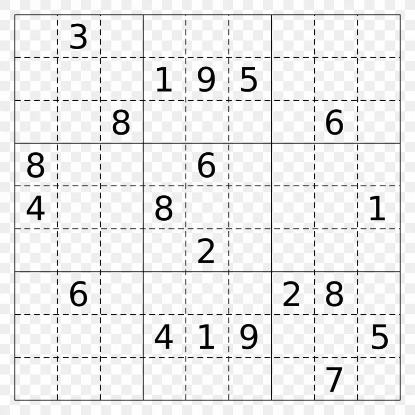Mathematics Of Sudoku Riddle X-Sudoku 9x9, PNG, 1920x1920px, Sudoku, Actionadventure Game, Adventure Game, Area, Black And White Download Free