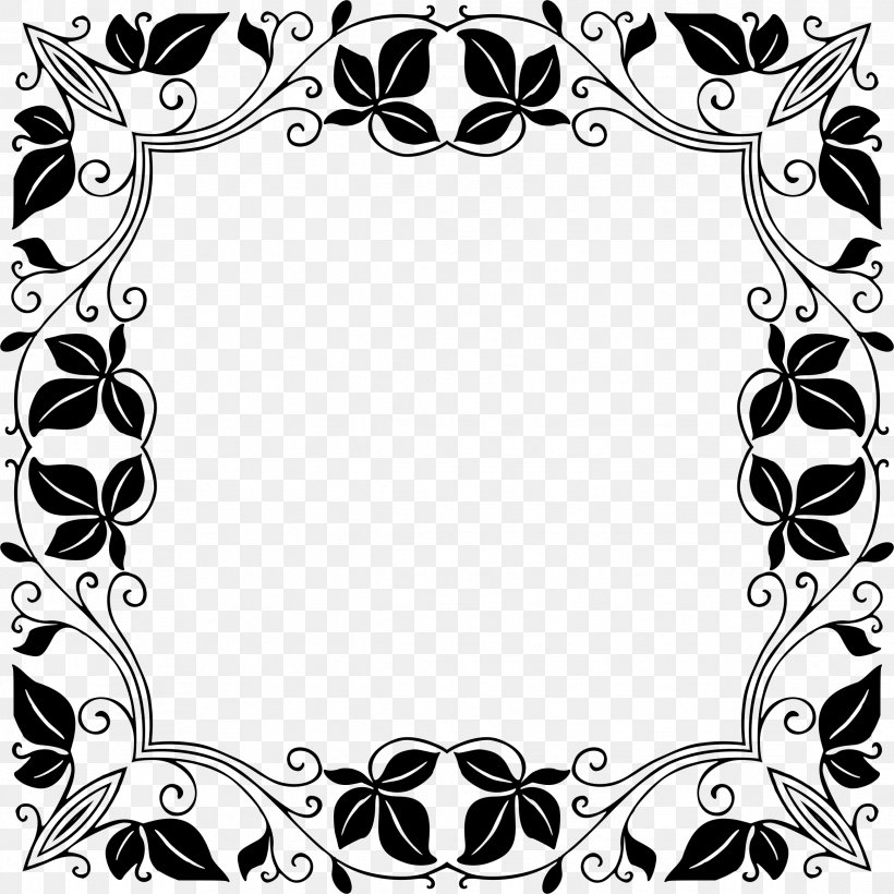 Paper Clip Art, PNG, 2328x2328px, Paper, Black, Black And White, Flora, Floral Design Download Free