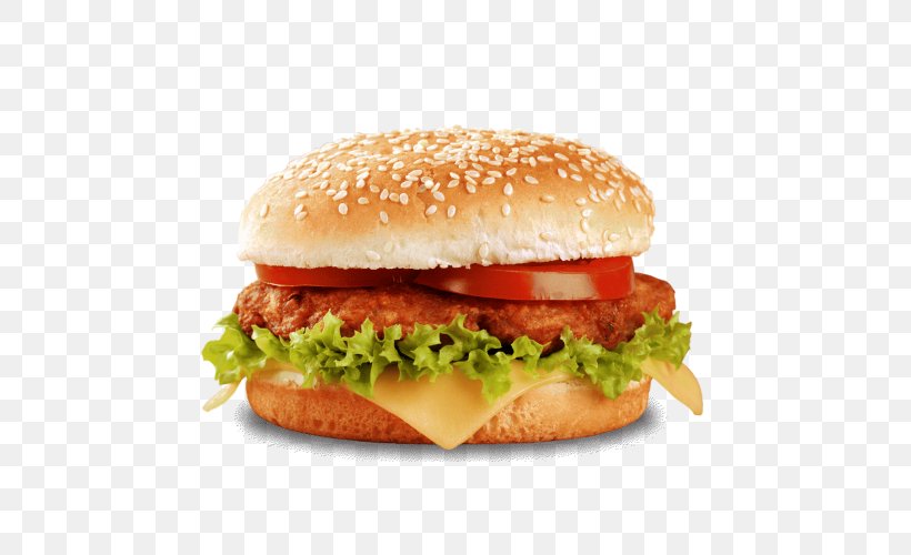 Cheeseburger Hamburger Veggie Burger Fast Food Vegetarian Cuisine, PNG, 500x500px, Cheeseburger, American Food, Blt, Breakfast Sandwich, Buffalo Burger Download Free