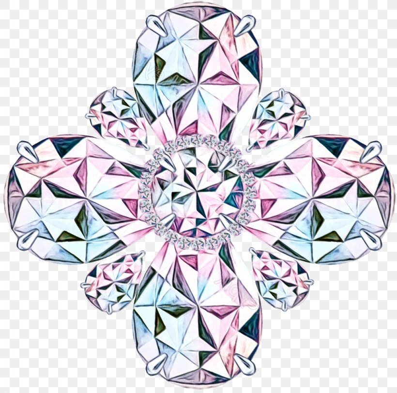 Diamond Pink Fashion Accessory Jewellery Gemstone, PNG, 1024x1015px, Watercolor, Crystal, Diamond, Fashion Accessory, Gemstone Download Free