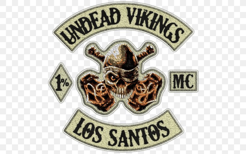 Embroidered Patch Outlaw Motorcycle Club Rocker Emblem, PNG, 512x512px, Embroidered Patch, Badge, Emblem, Grand Theft Auto, Grand Theft Auto V Download Free