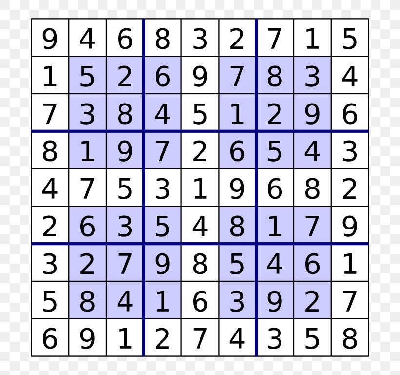 Line Point Angle Sudoku Font, PNG, 768x768px, Point, Area, Number, Rectangle, Sudoku Download Free