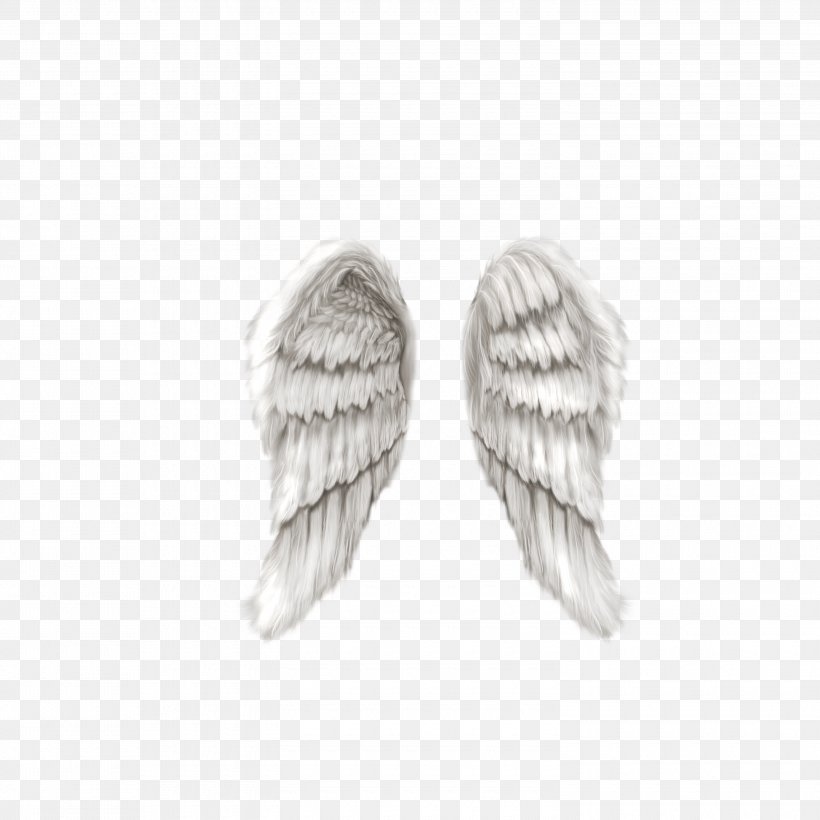 Angel Clip Art, PNG, 3000x3000px, Angel, Black And White, Body Jewelry, Drawing, Feather Download Free