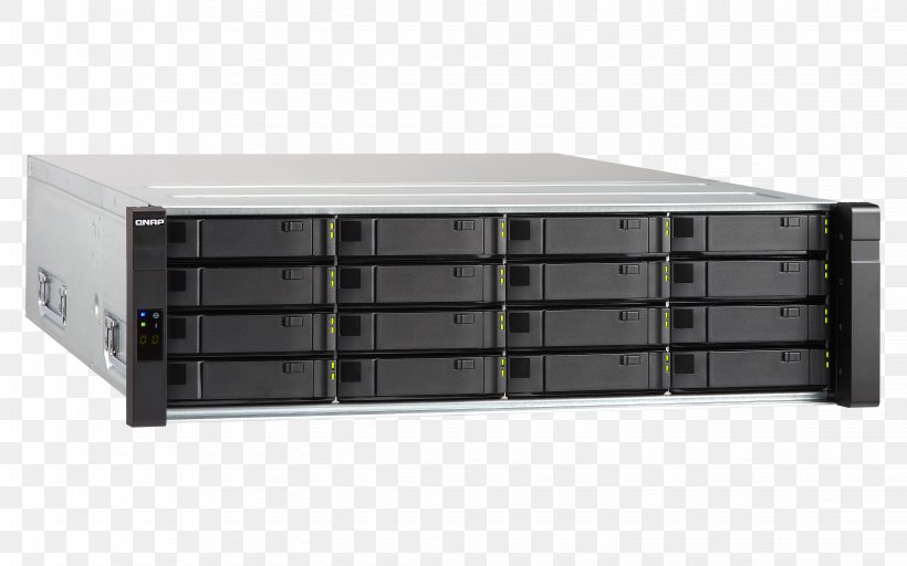 Disk Array QNAP ES1640DC NAS Server, PNG, 4500x2813px, Disk Array, Computer Data Storage, Computer Network, Data, Data Storage Download Free