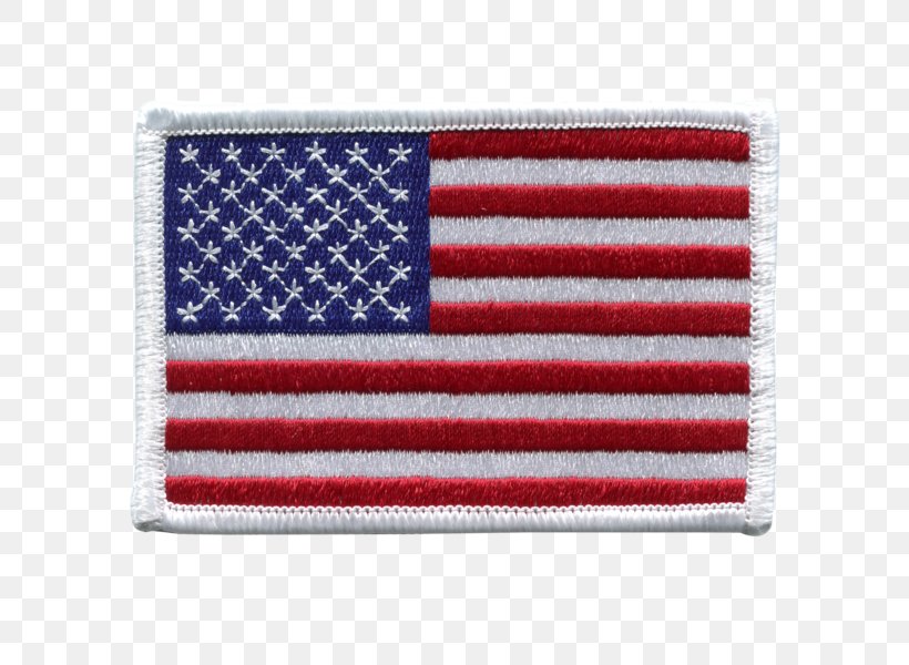 Flag Of The United States Flag Patch Flag Of Canada Embroidered Patch, PNG, 600x600px, United States, Ab Emblem, Blue, Embroidered Patch, Embroidery Download Free
