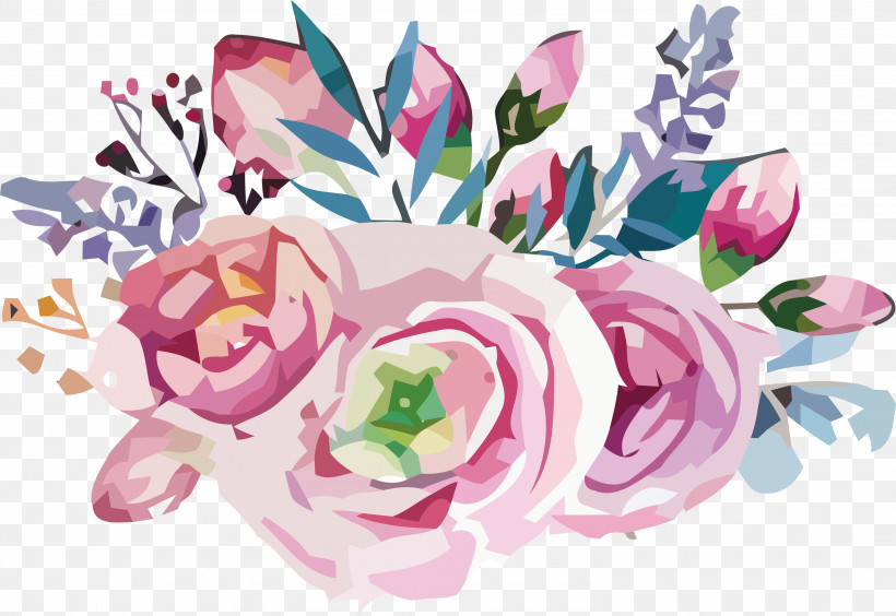 Floral Design, PNG, 2999x2066px, Watercolor Flower, Bohemianism, Bohochic, Cut Flowers, Decoration Download Free