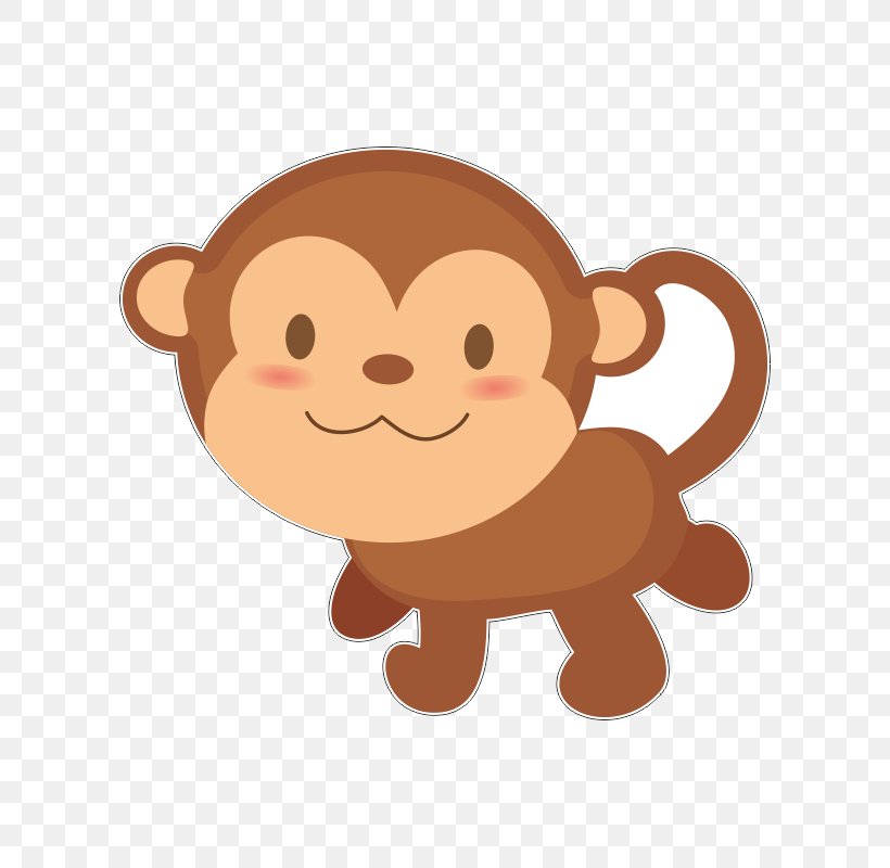 Monkey Primate Chimpanzee Orangutan Gorilla, PNG, 800x800px, Monkey, Animal, Big Cats, Carnivoran, Cartoon Download Free