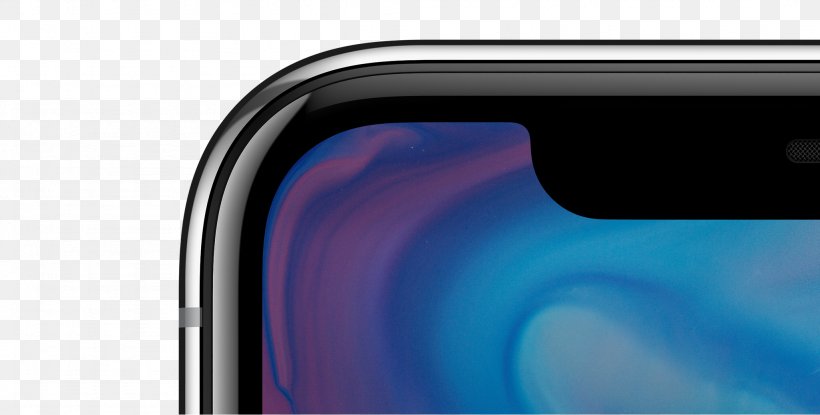 IPhone X True Tone Portable Communications Device Smartphone Telephone, PNG, 2048x1037px, Iphone X, Apple, Blue, Communication Device, Computer Download Free