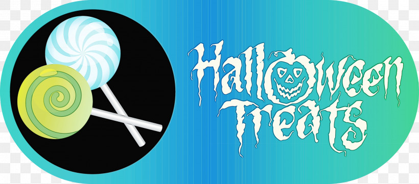 Logo Green Font Teal Circle, PNG, 3000x1323px, Happy Halloween, Circle, Green, Logo, M Download Free