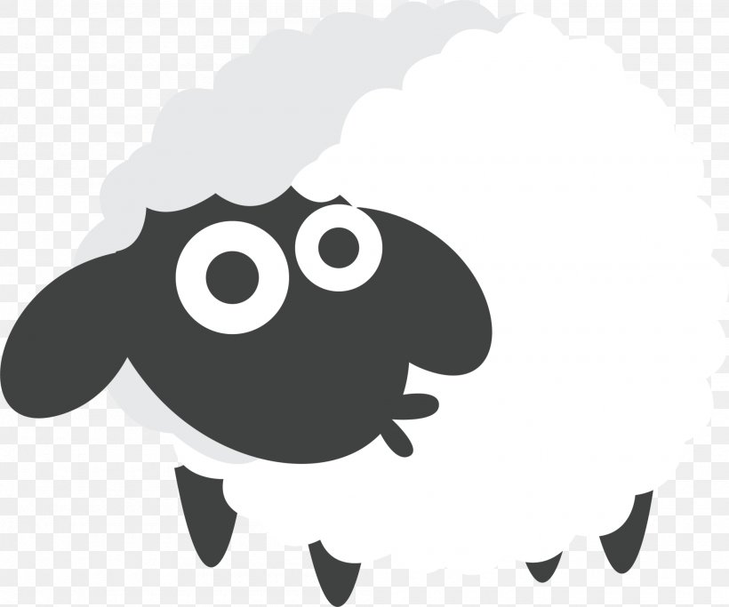 Lovely Sheep Eid Al-Fitr Eid Al-Adha Clip Art, PNG, 2000x1668px, Sheep, Android, Bird, Black, Black And White Download Free