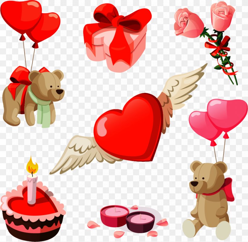Valentine's Day February 14 Clip Art, PNG, 921x900px, Valentine S Day, Drawing, February 14, Flower, Gift Download Free