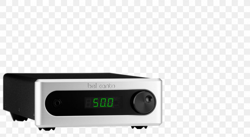 Bel Canto Audio Power Amplifier Electronics Digital-to-analog Converter, PNG, 1000x550px, Bel Canto, Amplifier, Audio, Audio Power Amplifier, Audio Receiver Download Free