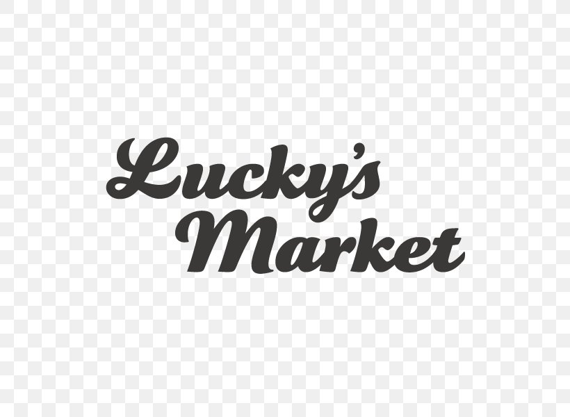 Logo Brand Font Line Lucky's Market, PNG, 600x600px, Logo, Black, Black And White, Black M, Brand Download Free