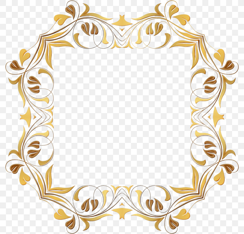 Picture Frame, PNG, 786x786px, Watercolor, Ornament, Paint, Picture Frame, Rectangle Download Free