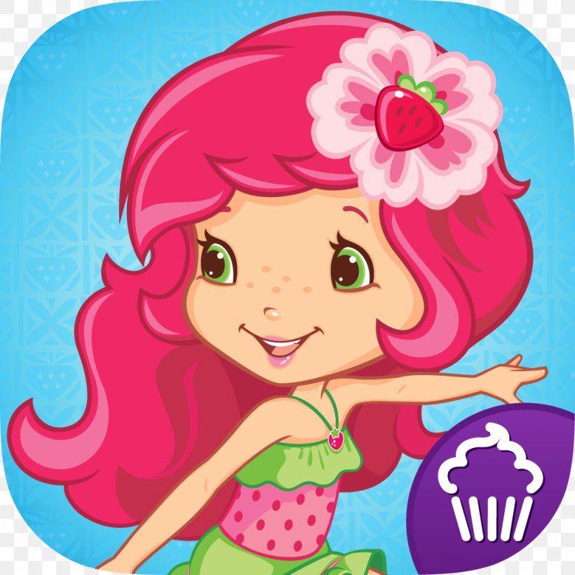 Strawberry Shortcake Berryfest Cupcake Digital, PNG, 1024x1024px, Strawberry Shortcake, Android, Art, Berry, Biscuit Download Free