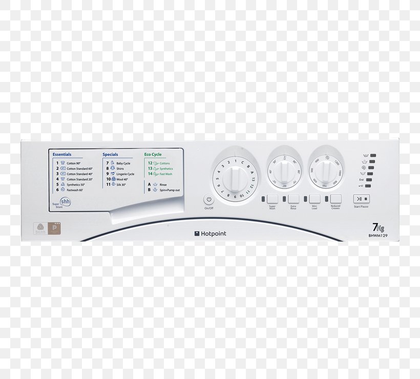 Hotpoint BHWM1492 Integrated Washing Machine Washing Machines Electronics Amplifier, PNG, 740x740px, Washing Machines, Amplifier, Electronic Device, Electronics, Electronics Accessory Download Free