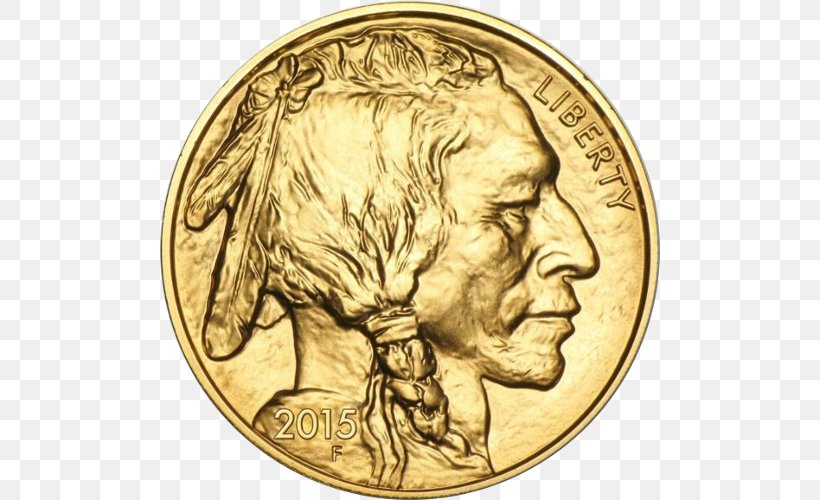 American Buffalo Bullion Coin United States Mint Uncirculated Coin, PNG, 500x500px, American Buffalo, American Bison, Buffalo Nickel, Bullion, Bullion Coin Download Free