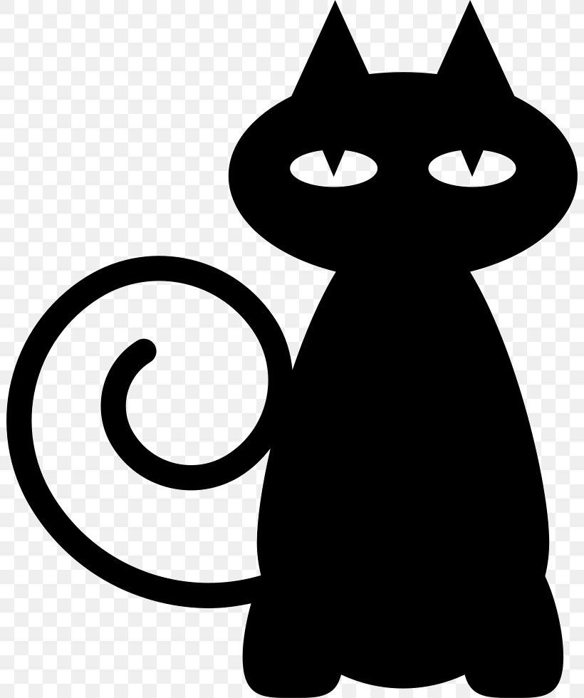 Cat Food Felidae Black Cat, PNG, 802x980px, Cat, Animal, Artwork, Black, Black And White Download Free