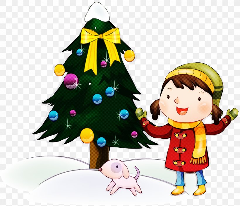 Christmas Tree, PNG, 1400x1201px, Christmas Tree, Cartoon, Christmas, Christmas Decoration, Christmas Eve Download Free